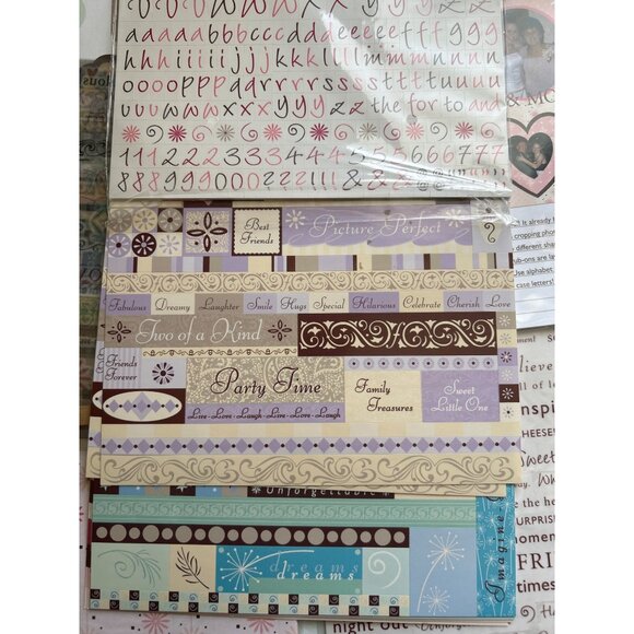 Sandra Lee Semi-Homemade Scrapbook Kit W/ Album & Accessories *READ - Picture 11 of 13